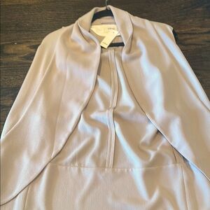 Elegant Light Gray Sleeveless Dress